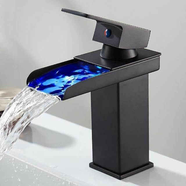 Water Temperature Sensitive LED Bathroom Faucet - Image 16