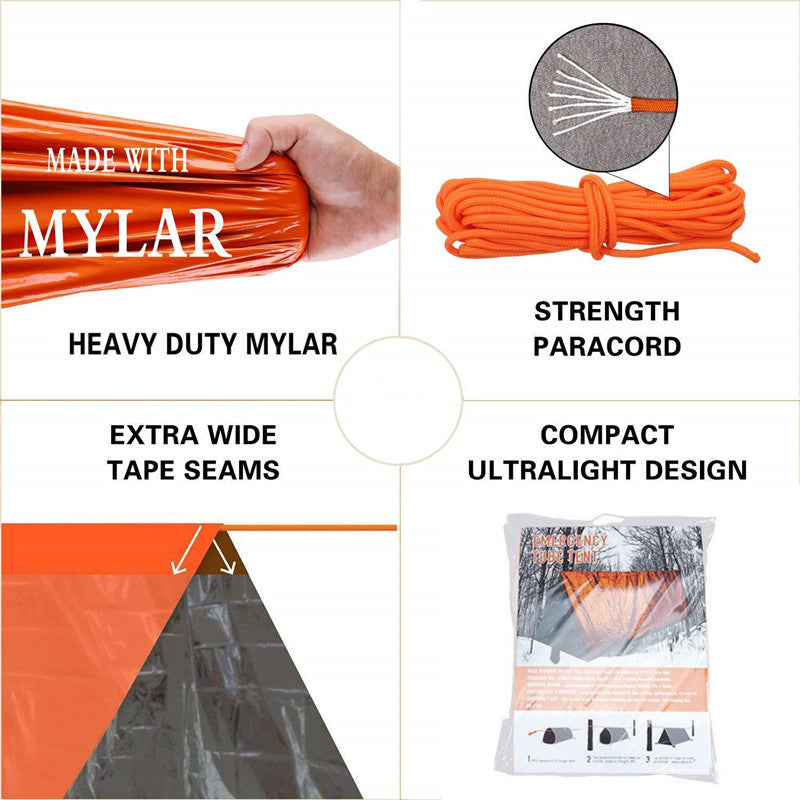 Camping Emergency Sleeping Bag Blanket Tent - Image 5