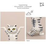 Cat Figurine Pen Holder