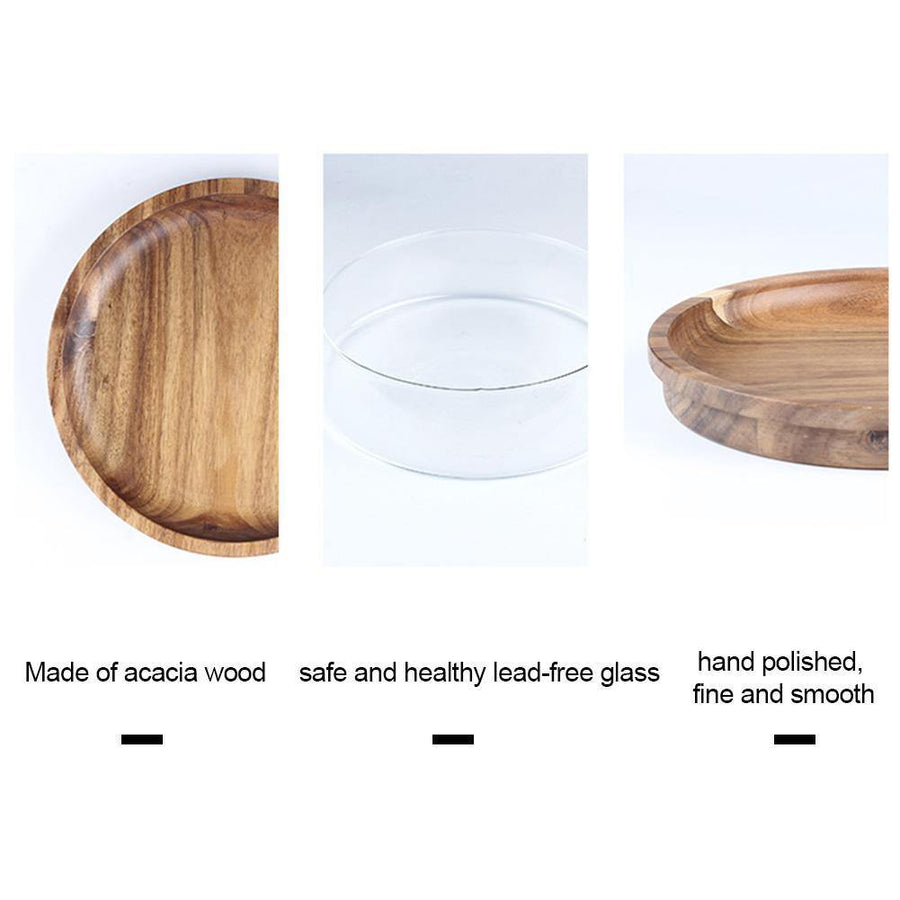 Elegant Glass Bowl Dried Food Storage Box - Image 3
