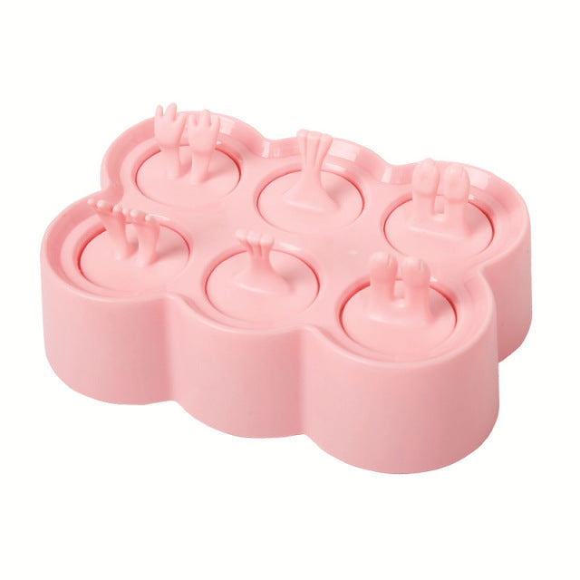 Cute Animal Shape Ice Cream Popsicle Mold