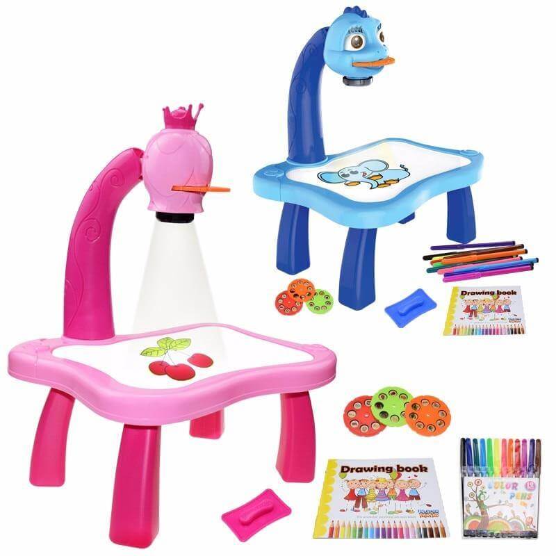 Educational Kids Art Drawing Projector Table - Image 0