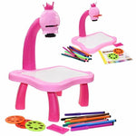 Educational Kids Art Drawing Projector Table