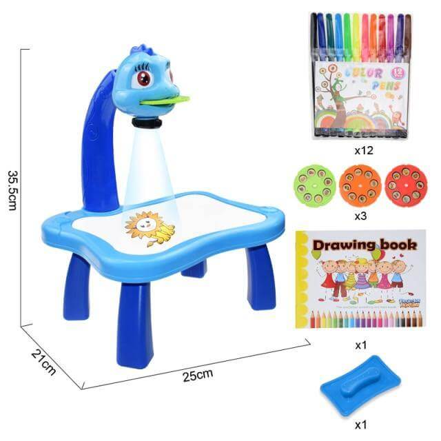 Educational Kids Art Drawing Projector Table