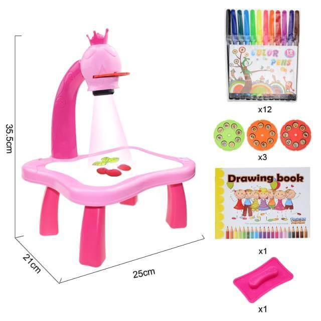 Educational Kids Art Drawing Projector Table - Image 5