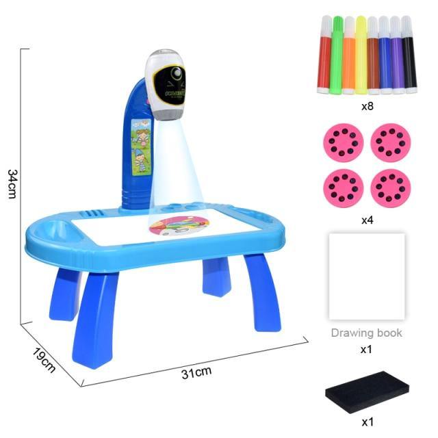 Educational Kids Art Drawing Projector Table - Image 8