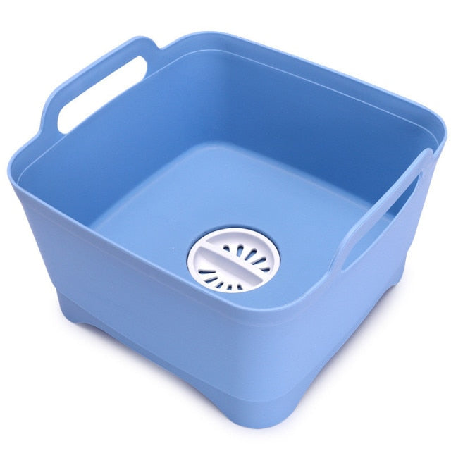 Portable Large Vegetable Washer Drain Basket