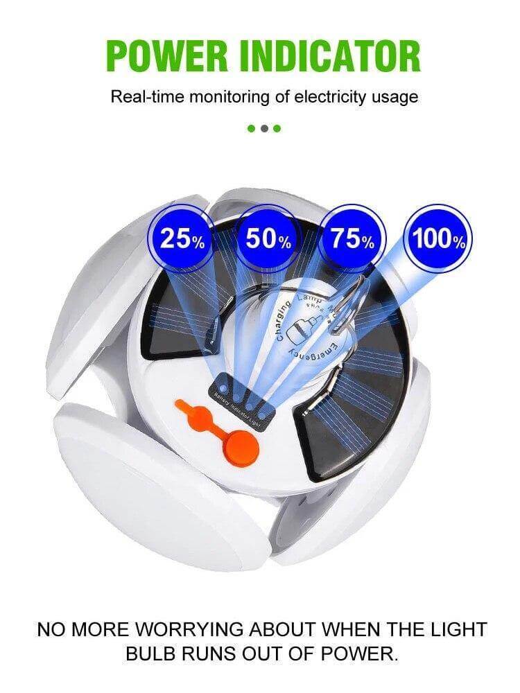 Waterproof Rechargeable Solar Camping Lamp - Image 3