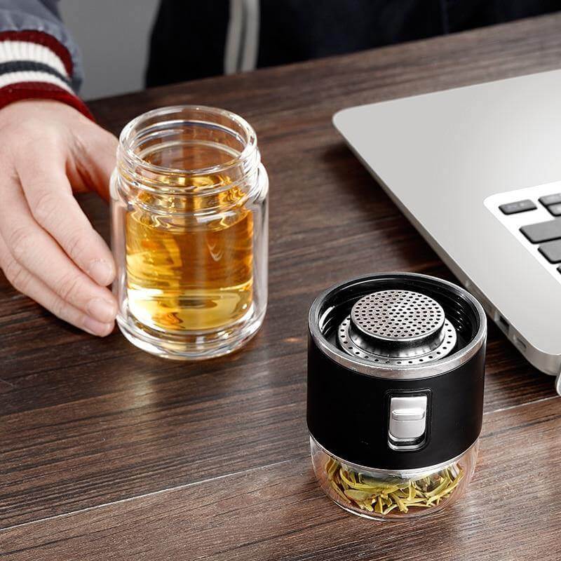Double Glass Portable Eco-Friendly Tea Infuser - Image 10