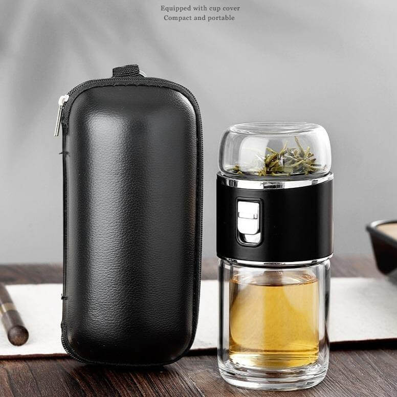 Double Glass Portable Eco-Friendly Tea Infuser - Image 9