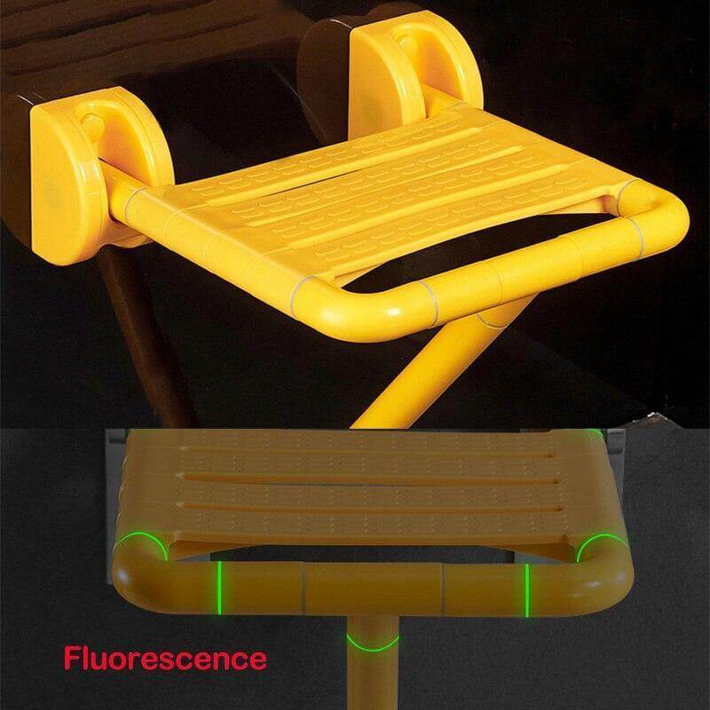 Stainless Steel Wall Mounted Folding Stool - Image 2