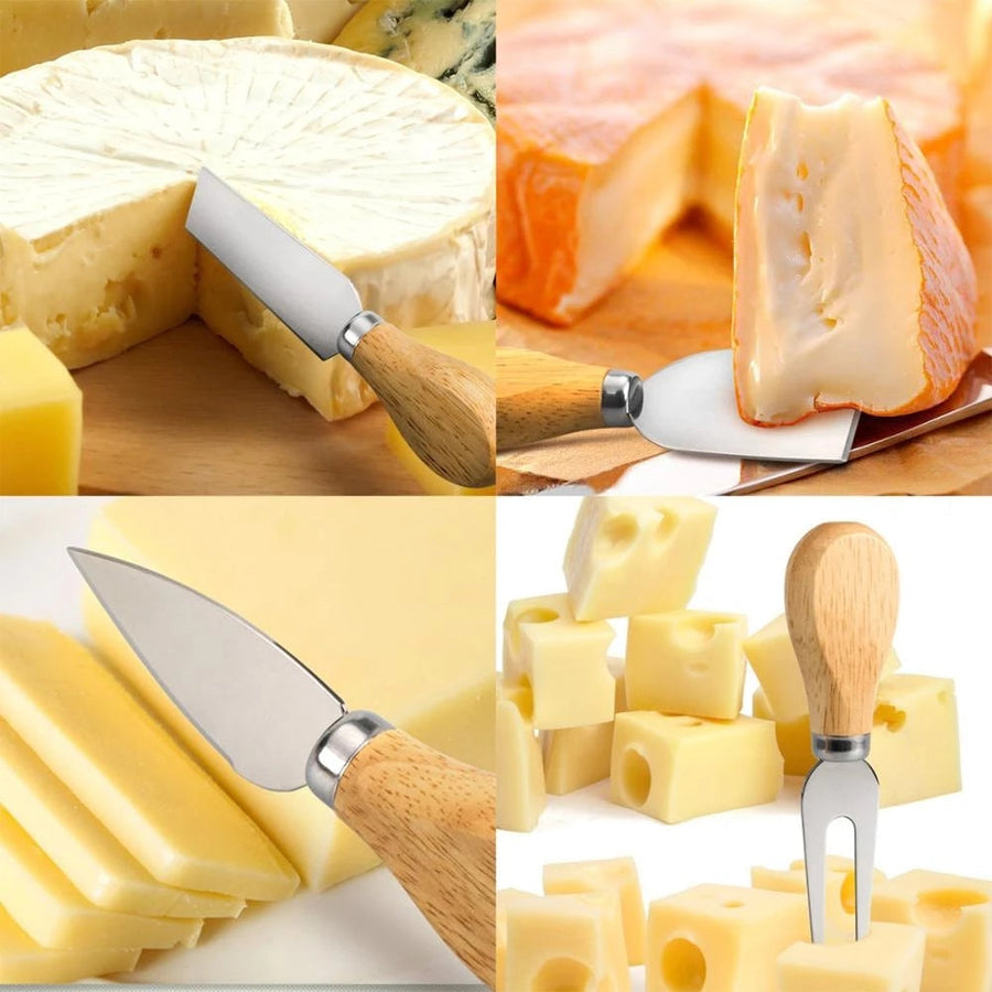 Wooden Bamboo Cutting Board Set - Image 1