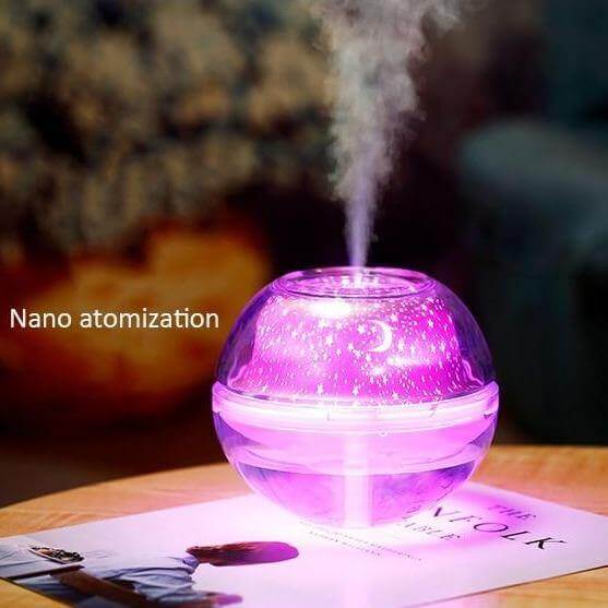 Ultrasonic Colorful Aromatherapy Air Humidifier Diffuser Sky Lamp