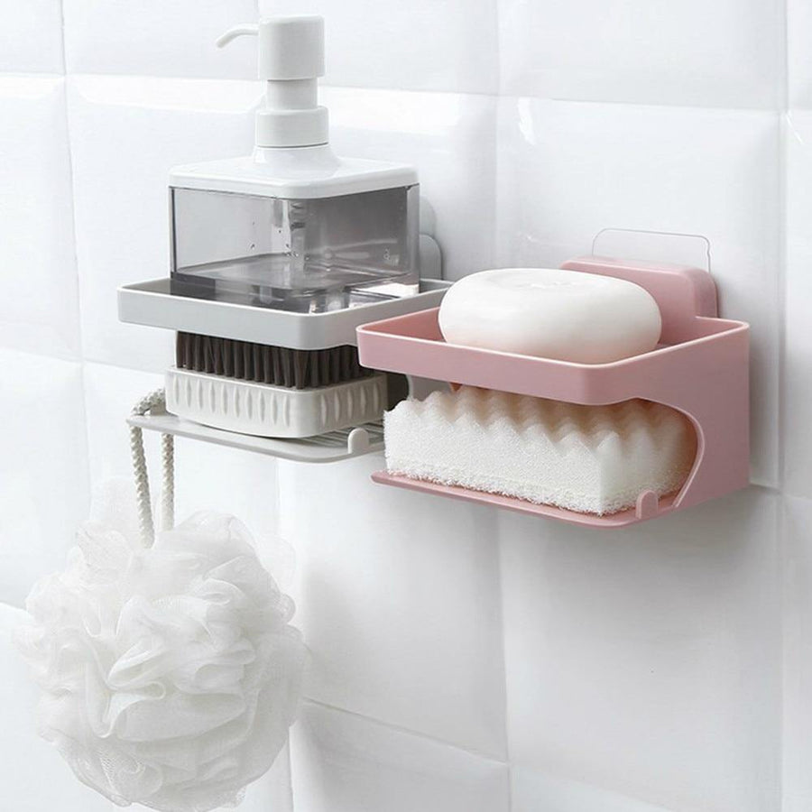 Multifunctional Smart Suction Soap Holder Rack - Image 10