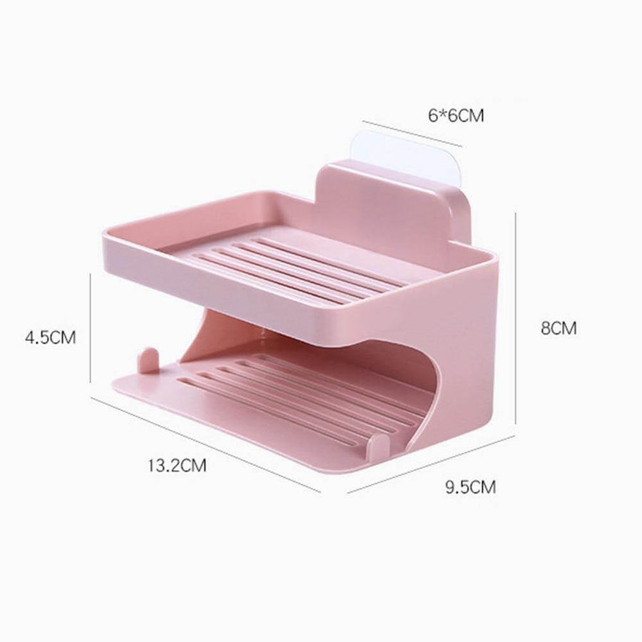 Multifunctional Smart Suction Soap Holder Rack - Image 19
