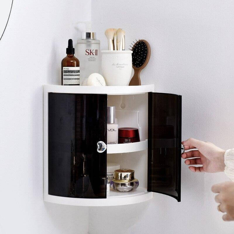 Bathroom Space-Saver Corner Organizer Rack