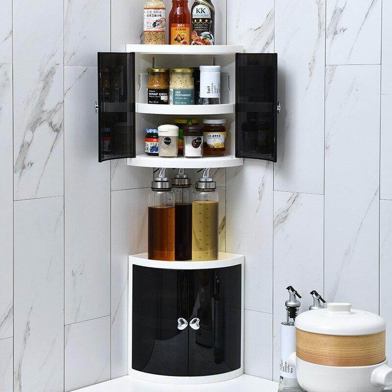 Bathroom Space-Saver Corner Organizer Rack