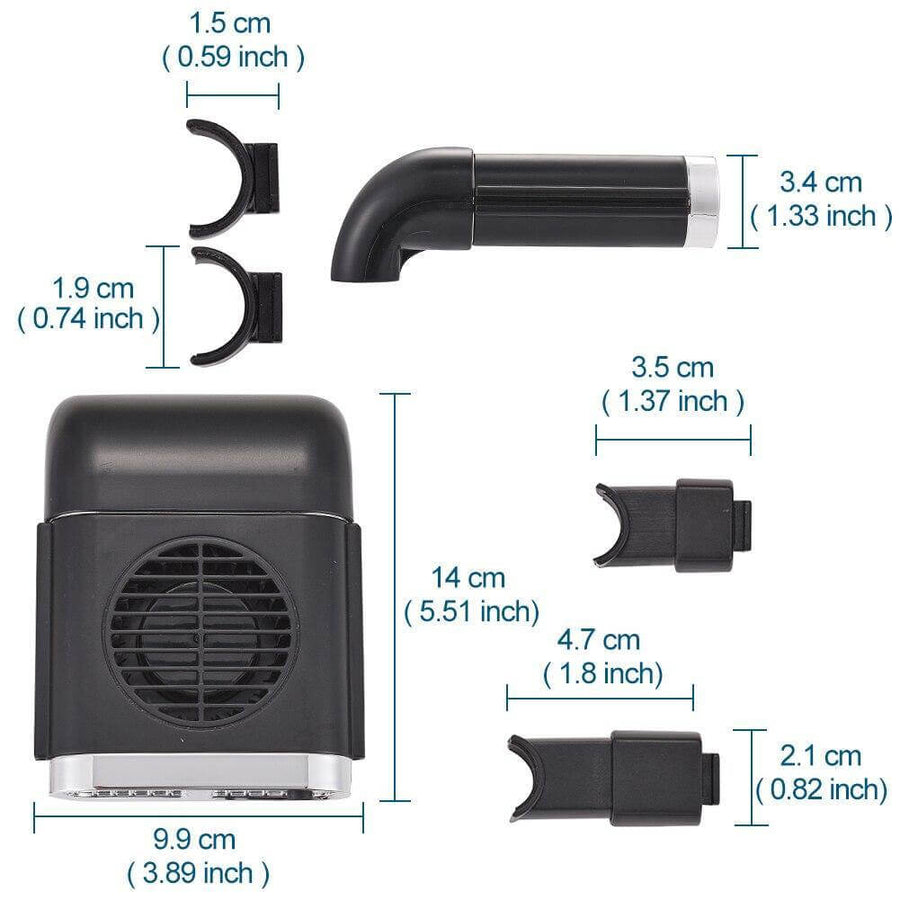 Car Back Seat Cooler USB Air Fan - Image 8