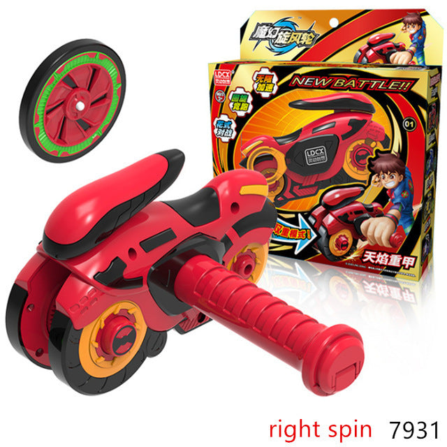 Magic Spinning Motorcycle Launch Toy