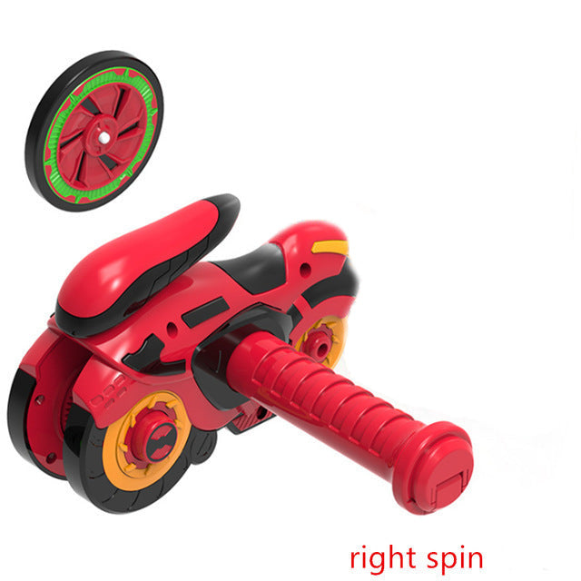 Magic Spinning Motorcycle Launch Toy