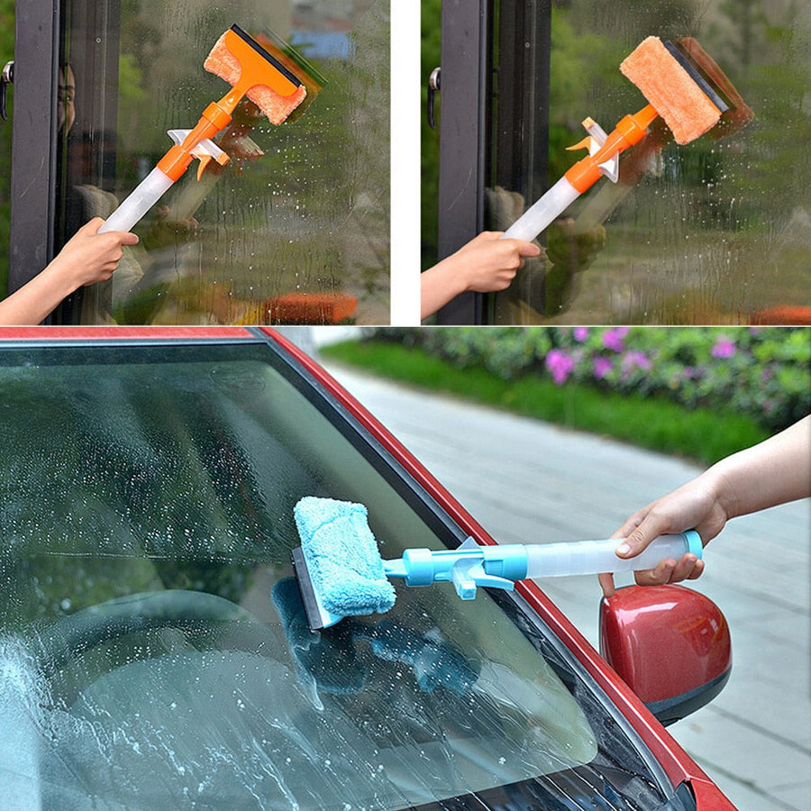 3in1 Window Spray Jet Scraper Cleaner - Image 0
