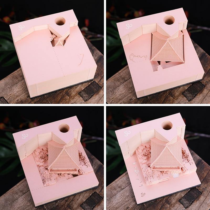 Creative 3D Ancient Architectural Creative Paper - Image 27