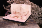 Creative 3D Ancient Architectural Creative Paper