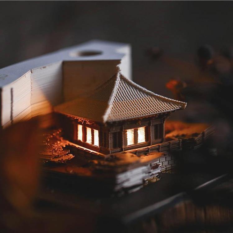 Creative 3D Ancient Architectural Creative Paper - Image 7