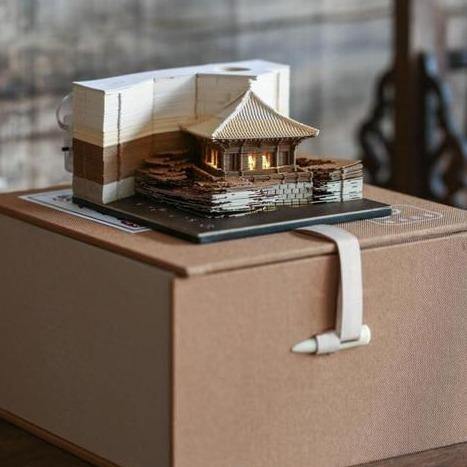 Creative 3D Ancient Architectural Creative Paper - Image 18