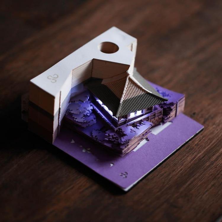 Creative 3D Ancient Architectural Creative Paper - Image 5