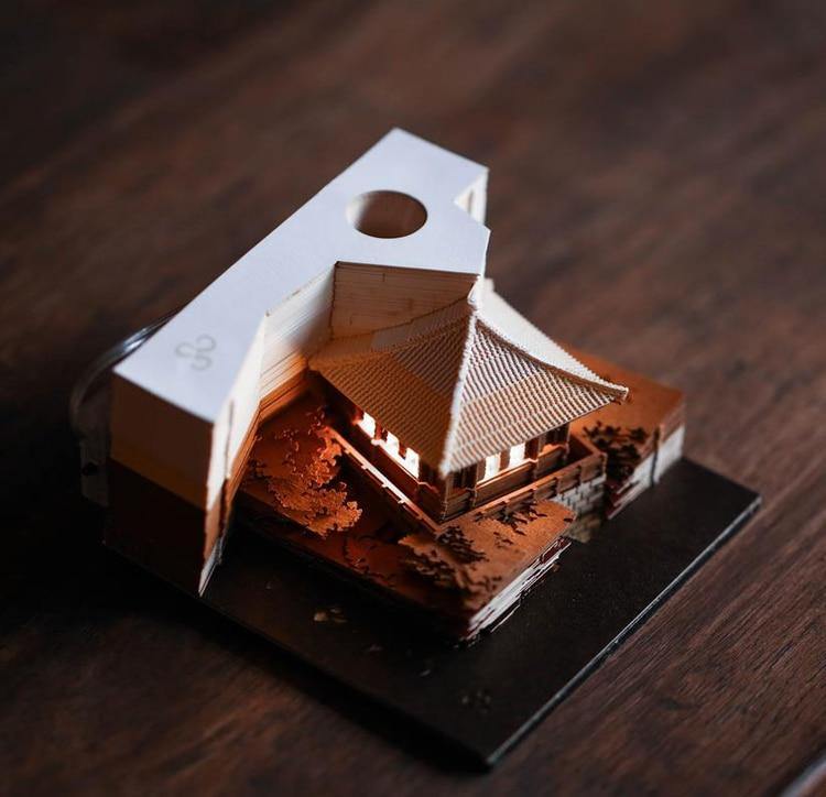 Creative 3D Ancient Architectural Creative Paper - Image 2