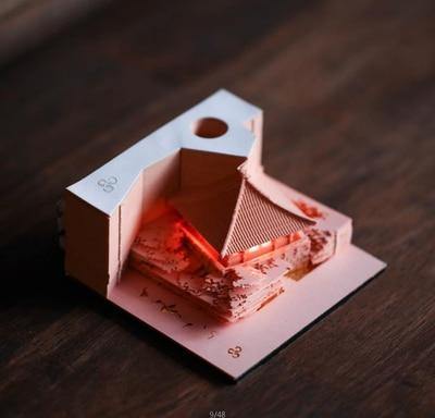 Creative 3D Ancient Architectural Creative Paper - Image 8