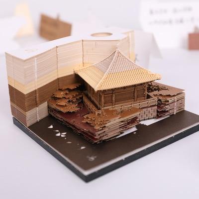 Creative 3D Ancient Architectural Creative Paper