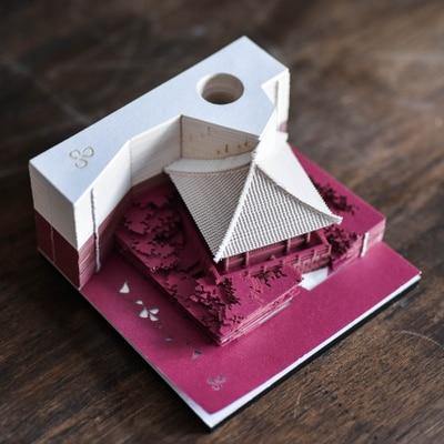 Creative 3D Ancient Architectural Creative Paper