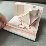 Creative 3D Ancient Architectural Creative Paper