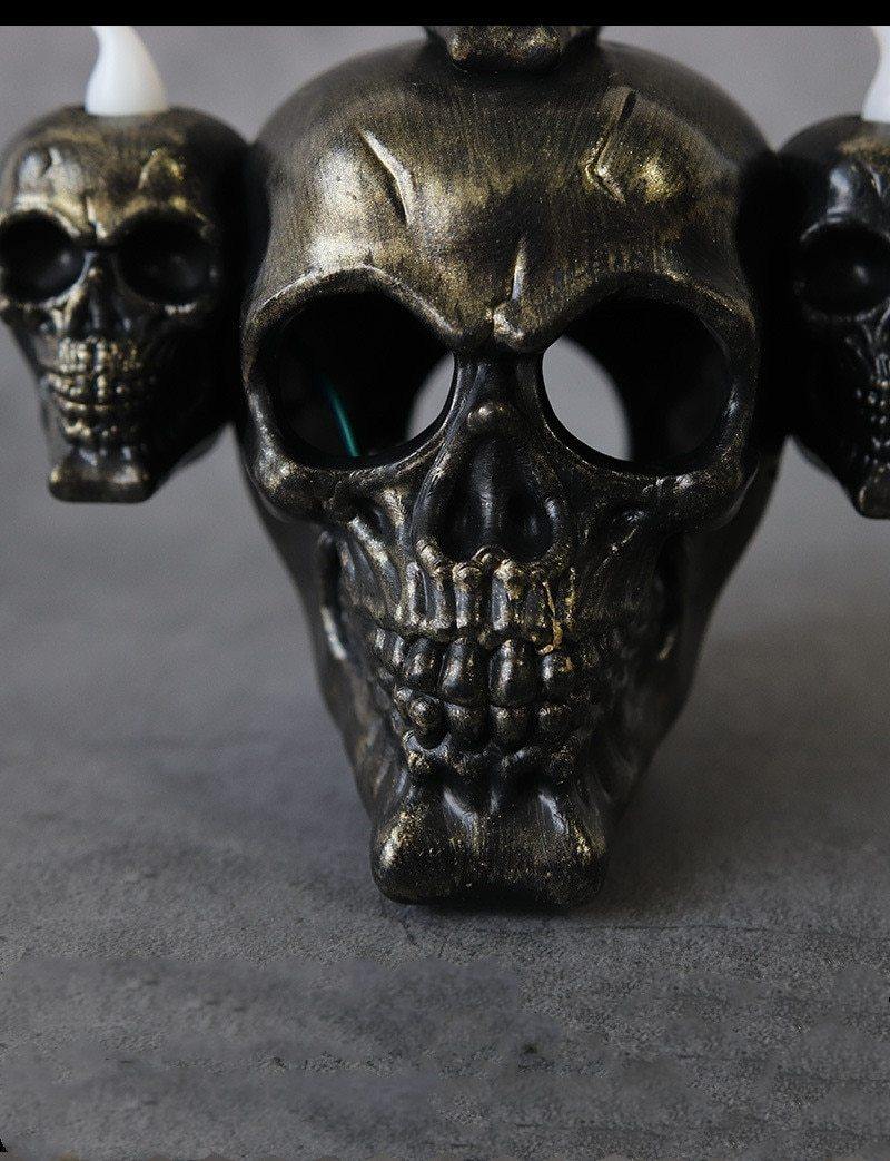 Led Candle Scary Halloween Skull Head Lamp - Image 3