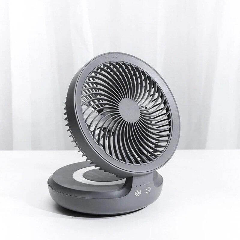 Rechargeable Foldable Wireless Fan Night lamp