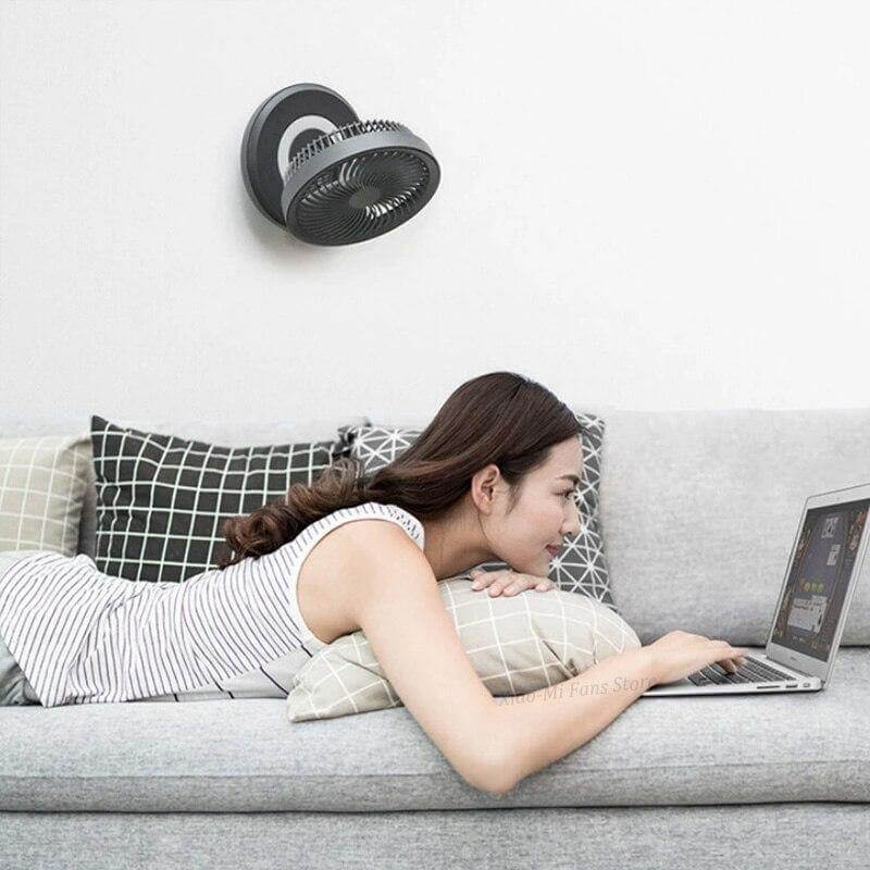 Rechargeable Foldable Wireless Fan Night lamp