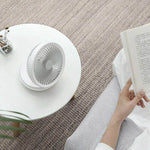 Rechargeable Foldable Wireless Fan Night lamp