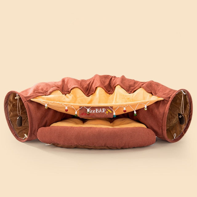 Creative Comfy Cat Sleeping Tunnel Bed - Image 2