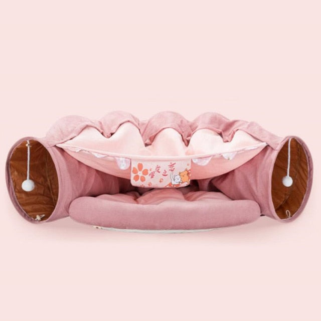 Creative Comfy Cat Sleeping Tunnel Bed - Image 9
