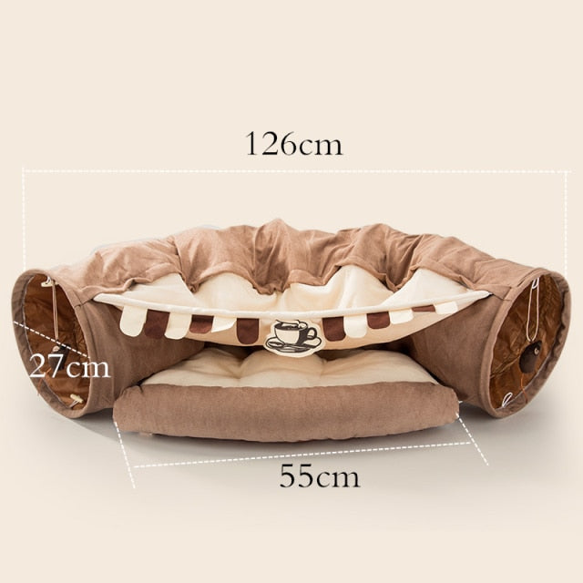 Creative Comfy Cat Sleeping Tunnel Bed - Image 5