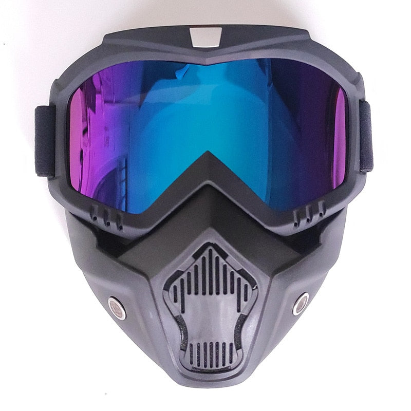 Windproof Motorcycle Snowboard Helmet Goggles - Image 0