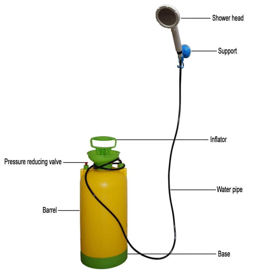 Outdoor Portable Self-Priming Simple Shower - Image 5
