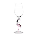 Flamingo Wine Glass