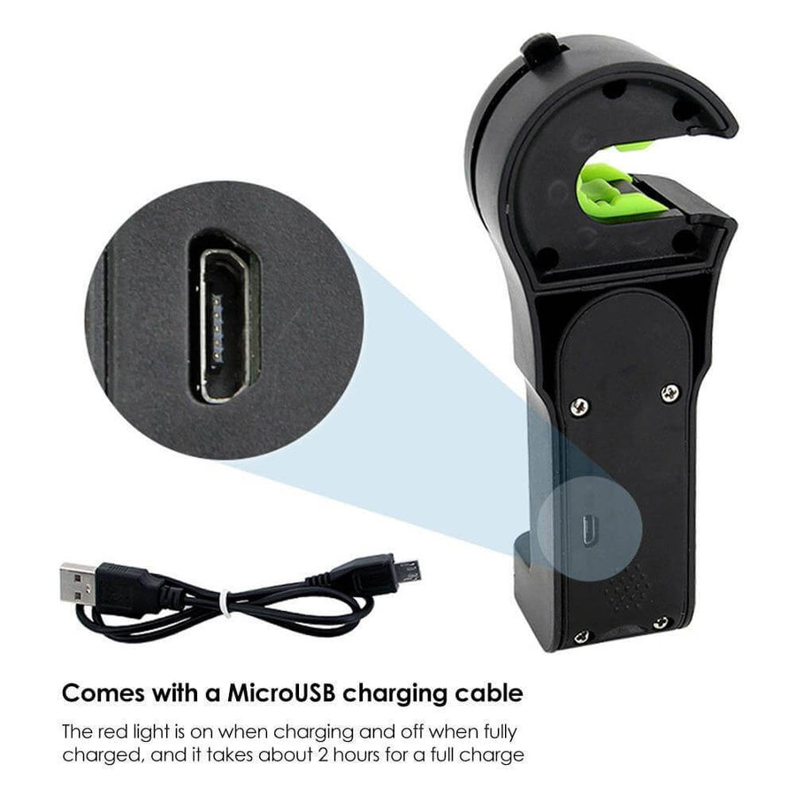 Universal Adjustable Car Headrest Fan with Hook - Image 2