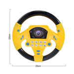 Electric Educational Car Simulation Steering Wheel Toy - MaviGadget