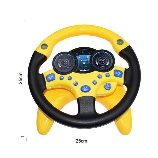 Electric Educational Car Simulation Steering Wheel Toy - Image 11
