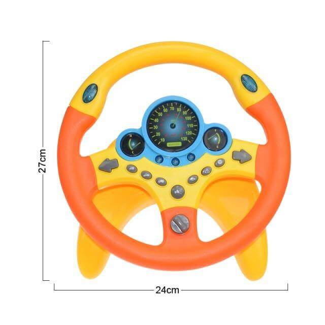 Electric Educational Car Simulation Steering Wheel Toy - Image 16