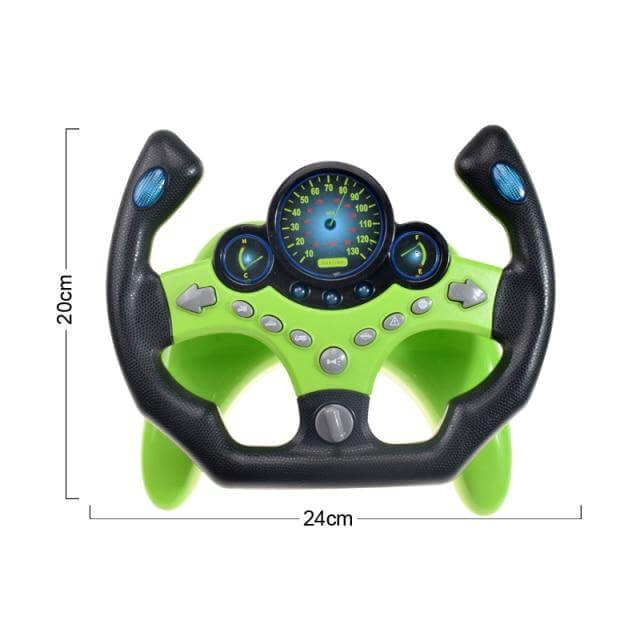 Electric Educational Car Simulation Steering Wheel Toy - Image 9